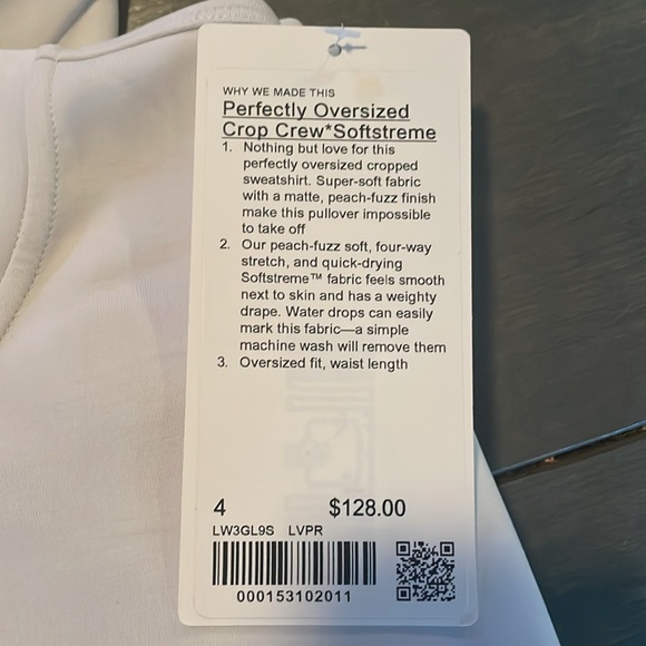 Softstreme Perfectly Oversized Cropped Crew - Light Vapour - Picture 3 of 4